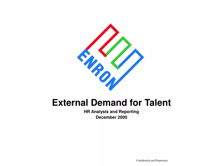 external demand for talent hr analysis