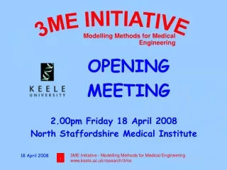 Modelling Methods for Medical Engineering
