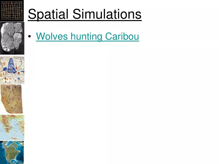 spatial simulations