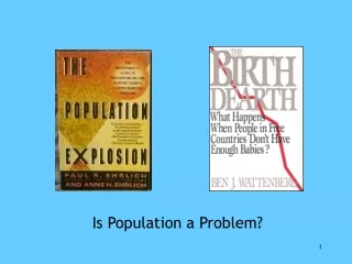 Is Population a Problem?