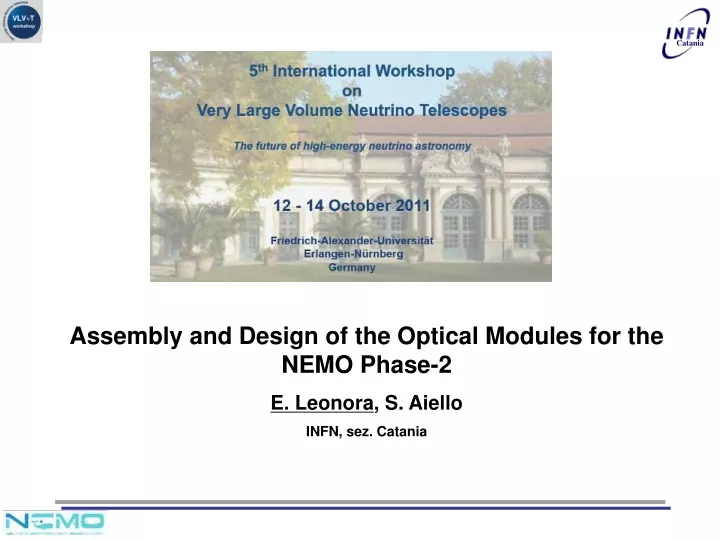 assembly and design of the optical modules