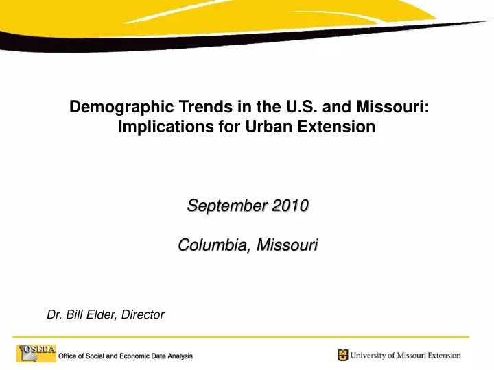 demographic trends in the u s and missouri