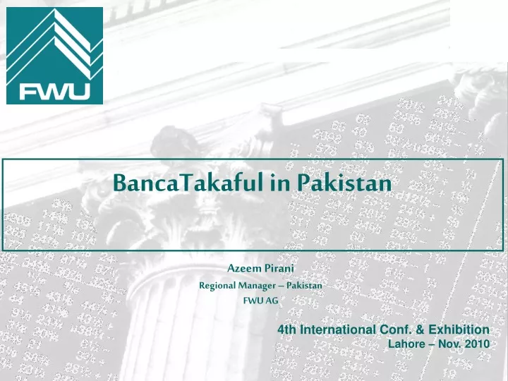 bancatakaful in pakistan