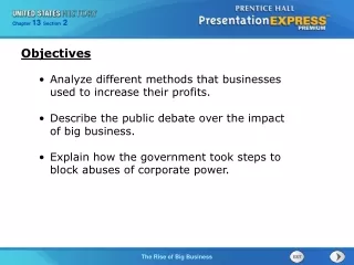 Analyze different methods that businesses used to increase their profits.