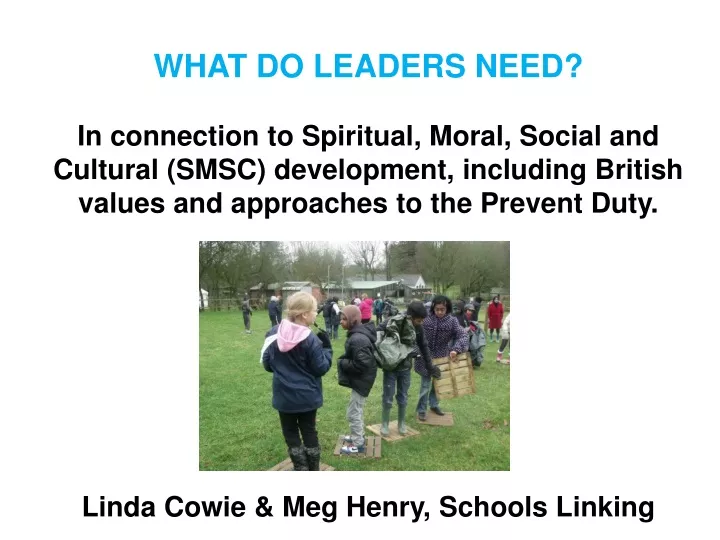 what do leaders need in connection to spiritual