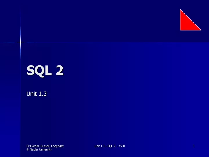 sql 2