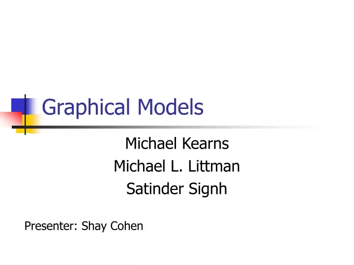 graphical models