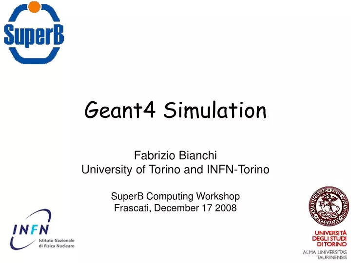 geant4 simulation