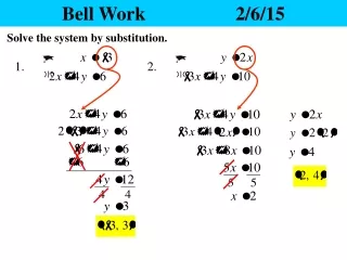Bell Work			2/6/15