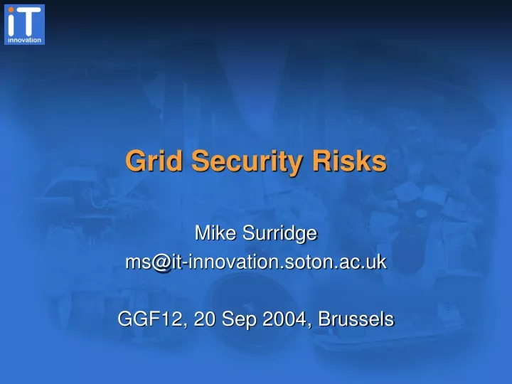 grid security risks