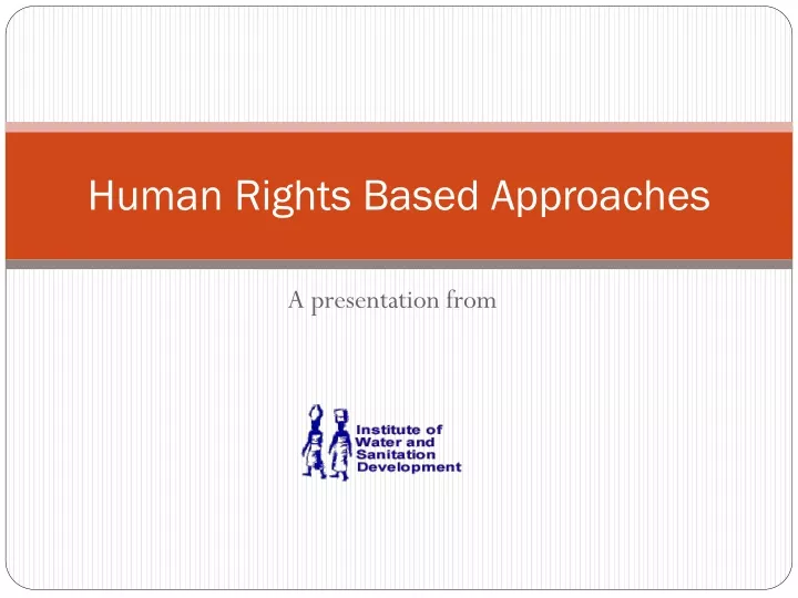 human rights based approaches