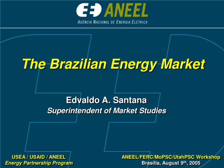 the brazilian energy market