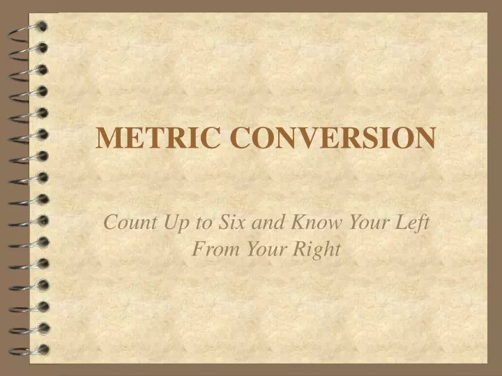 metric conversion