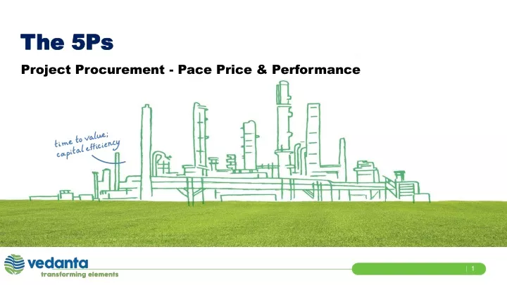 project procurement pace price performance