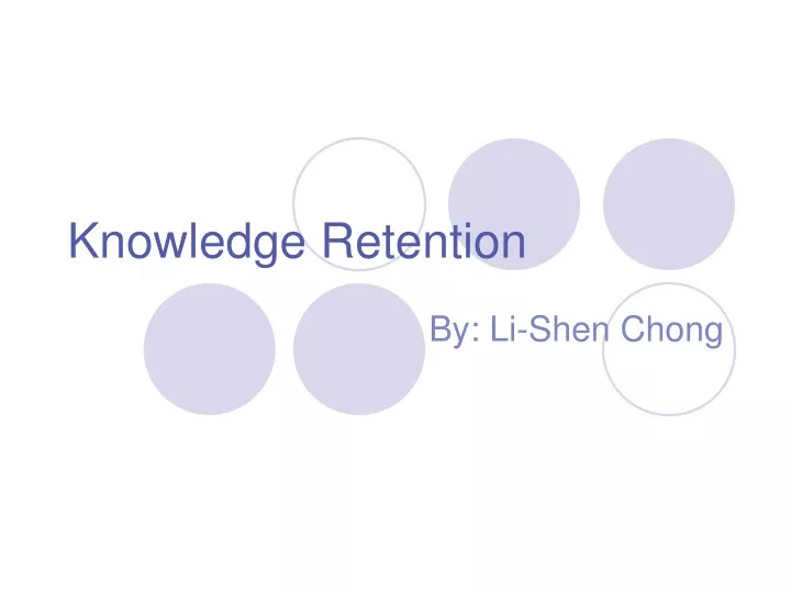 knowledge retention