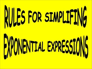 RULES FOR SIMPLIFING