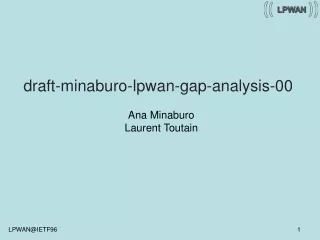 draft-minaburo-lpwan-gap-analysis-00