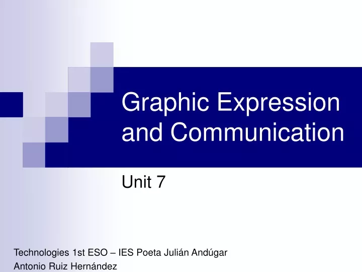 graphic expression and communication