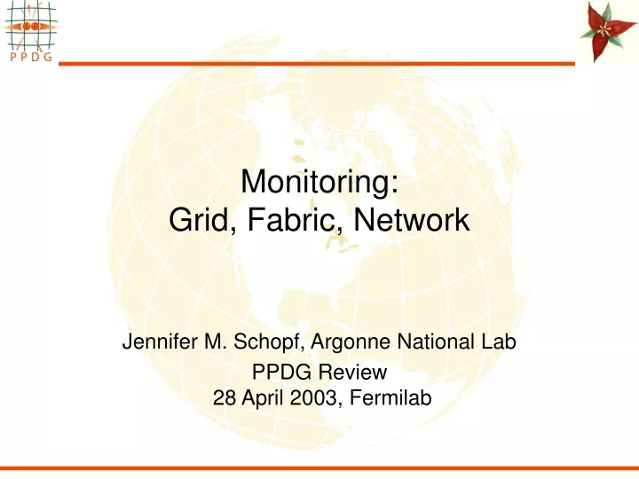 monitoring grid fabric network