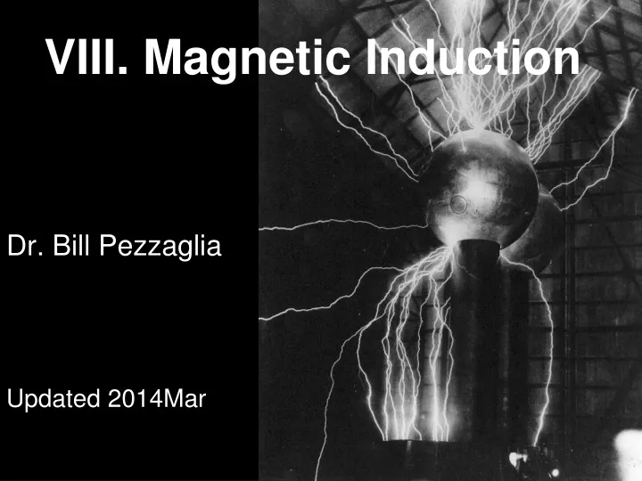 viii magnetic induction