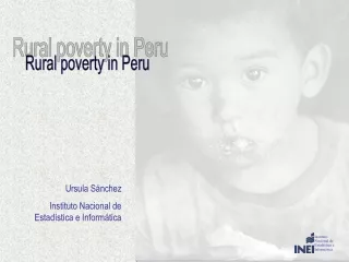 Rural poverty in Peru