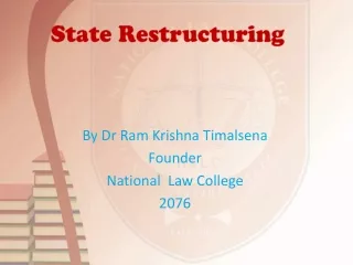 State Restructuring