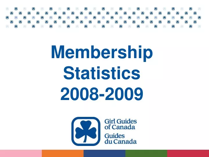 membership statistics 2008 2009