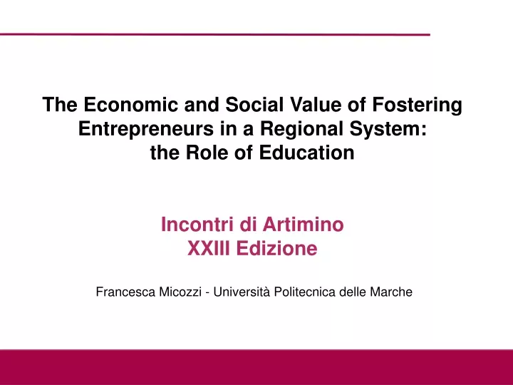 the economic and social value of fostering