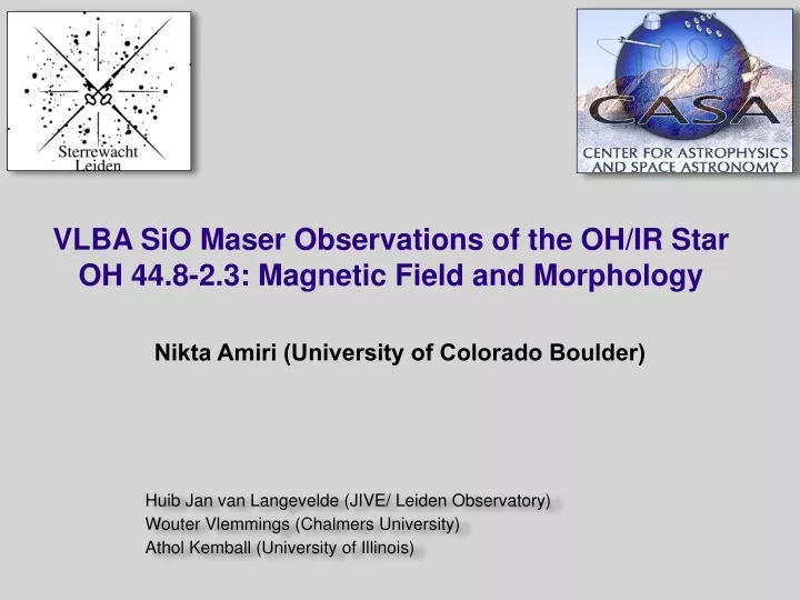 vlba sio maser observations of the oh ir star oh 44 8 2 3 magnetic field and morphology