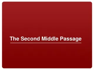 The Second Middle Passage