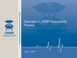 Overview of CRISP Connectivity Process