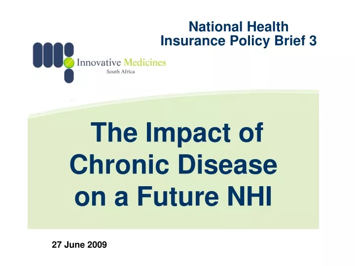 the impact of chronic disease on a future nhi