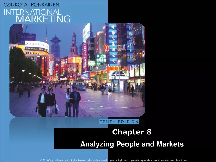 chapter 8 analyzing people and markets