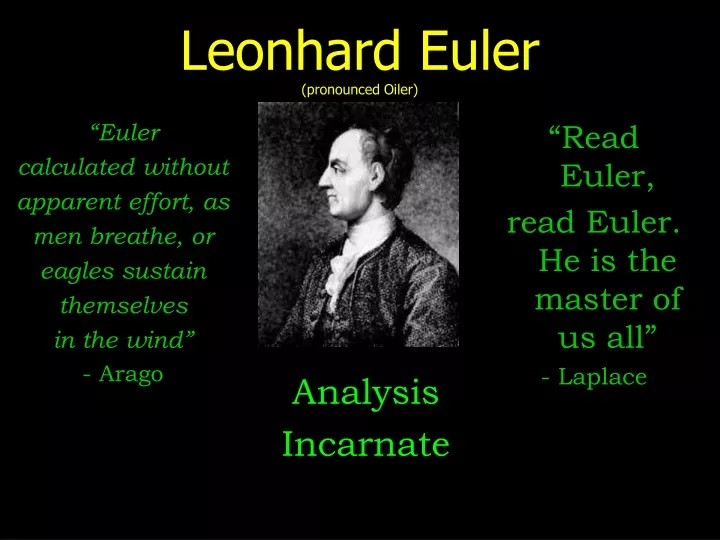 leonhard euler pronounced oiler