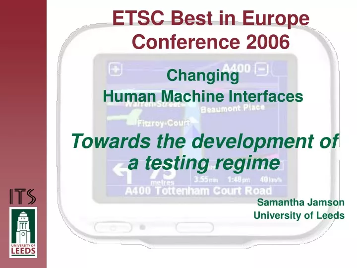etsc best in europe conference 2006