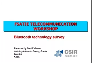 FSATIE TELECOMMUNICATION WORKSHOP