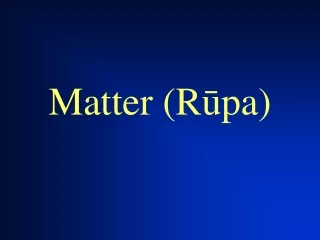 Matter (Råpa)