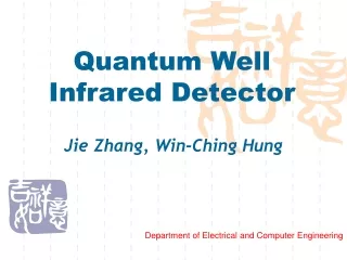 Quantum Well Infrared Detector