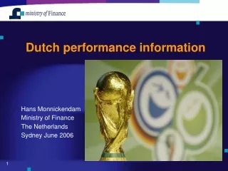 Dutch performance information