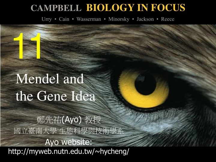 mendel and the gene idea