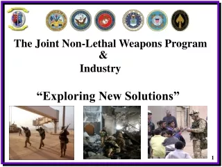 The Joint Non-Lethal Weapons Program