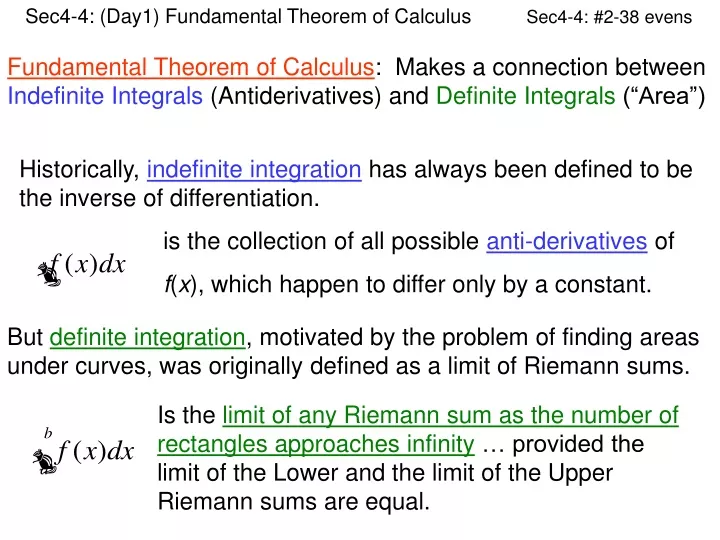sec4 4 day1 fundamental theorem of calculus sec4