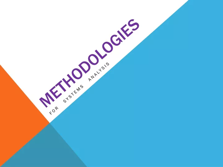 methodologies