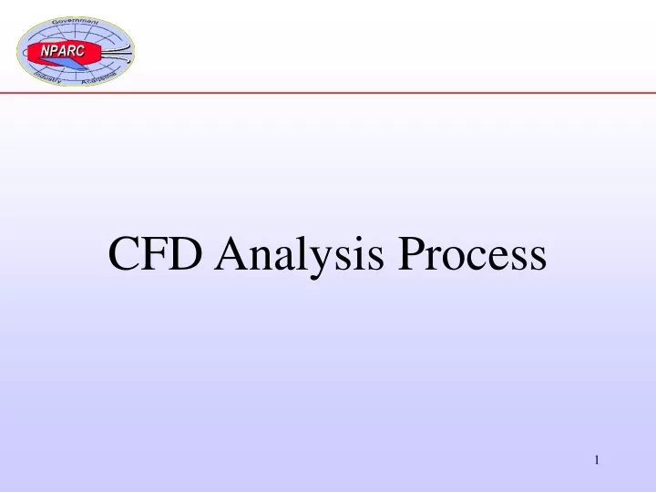 cfd analysis process