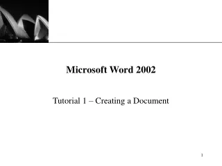 Microsoft Word 2002