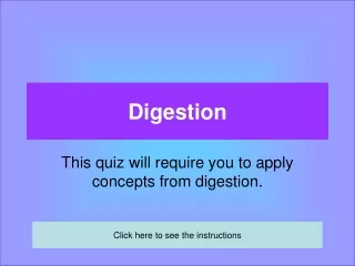 Digestion