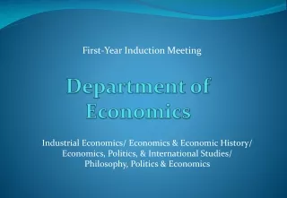 Department of Economics