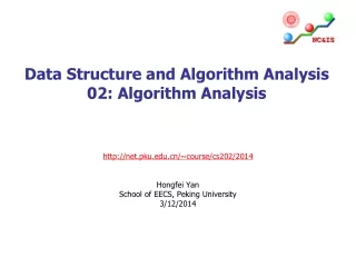 Data Structure and Algorithm Analysis 02: Algorithm Analysis