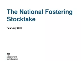 The National Fostering Stocktake