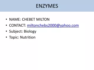 ENZYMES